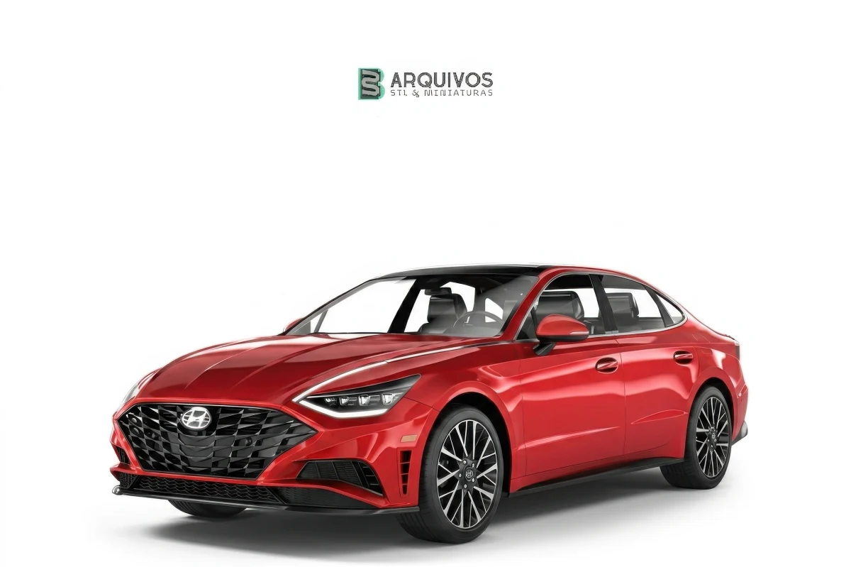 Modelo 3D STL - Hyundai Sonata 2021 — foto 3